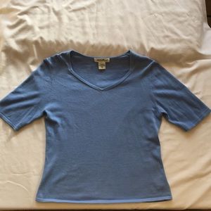 Eddie Bauer Short Sleeve Sweater, M Tall